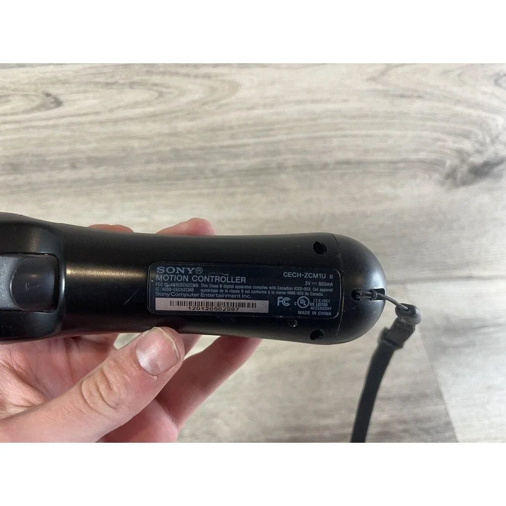 Sony PlayStation Move Motion Controller Black CECH-ZCM1U PS3 / PS4 Authentic OEM